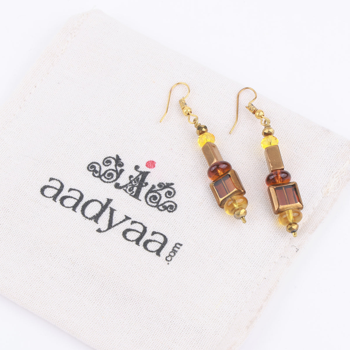 Multicolour Glass Bead Earrings