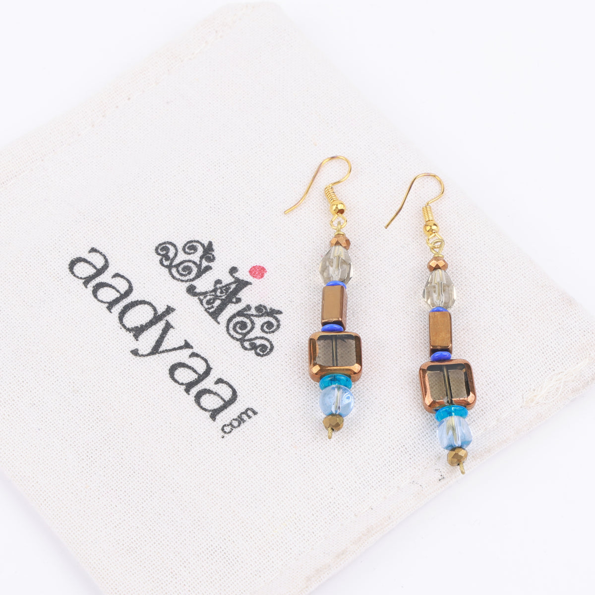 Multicolour Glass Bead Earrings