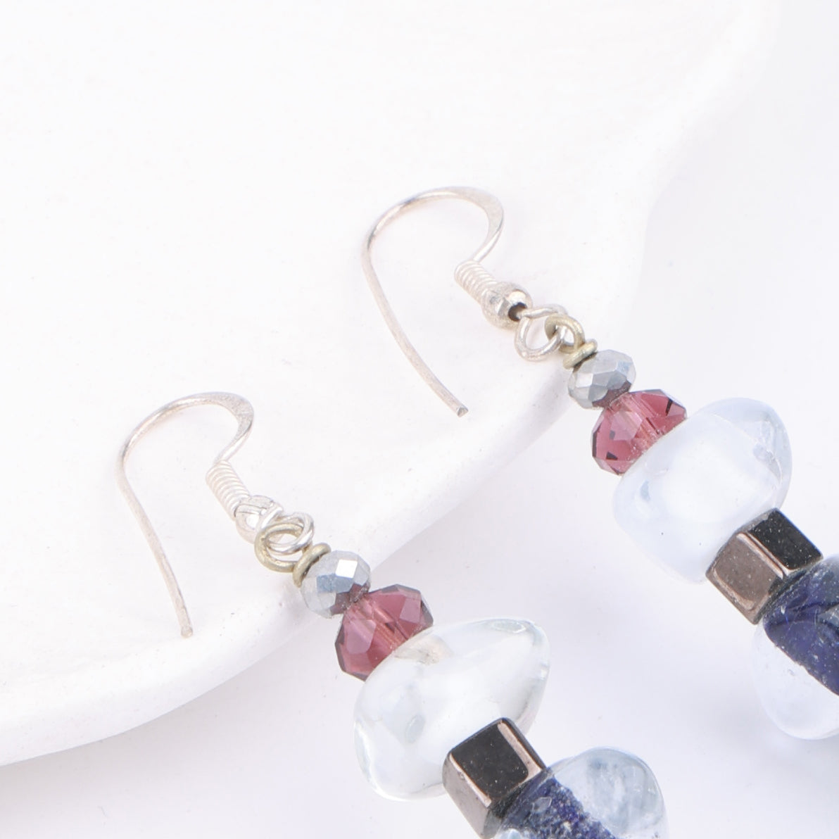 Multicolour Glass Bead Earrings