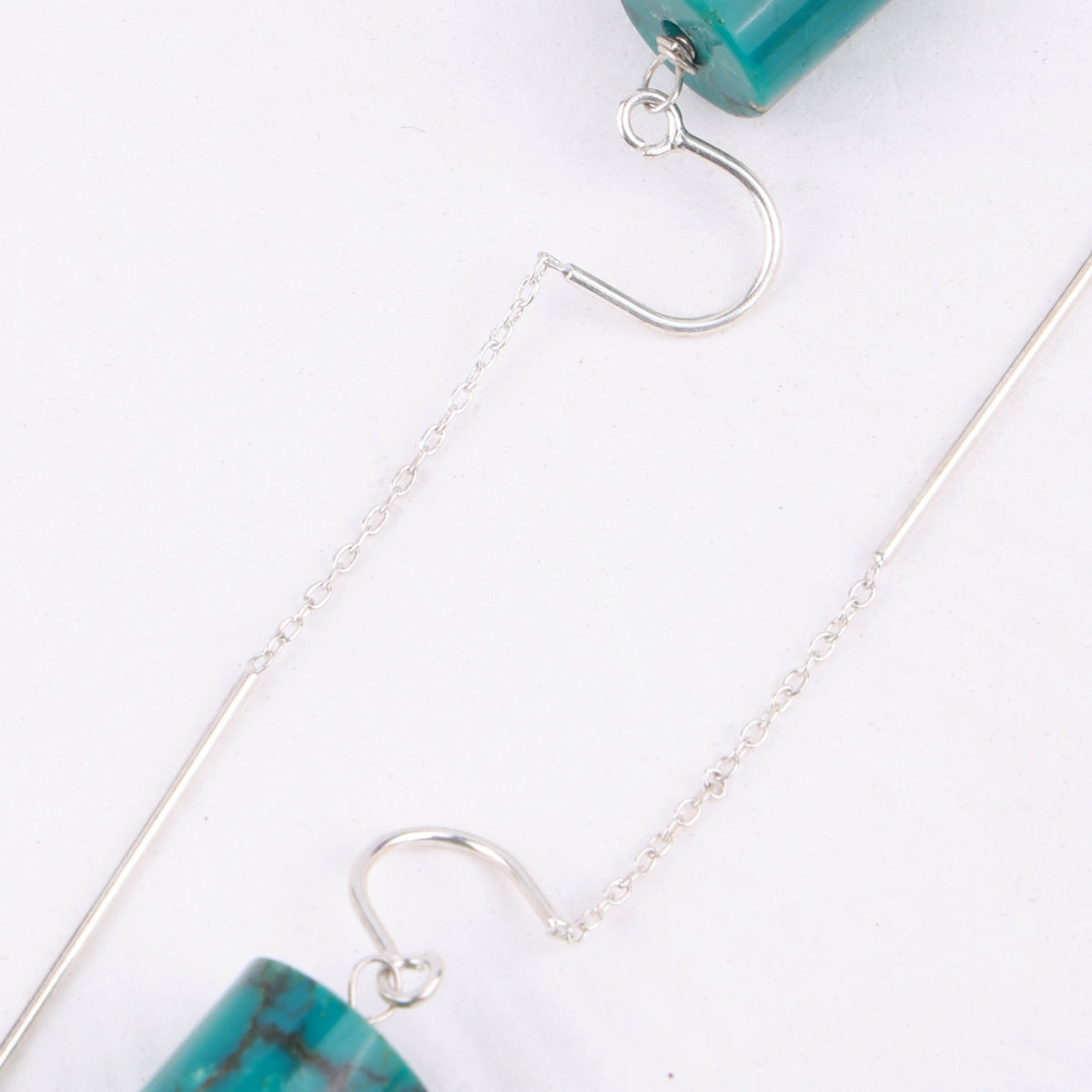 Tibetan Turquoise Earrings (Project Handmade)
