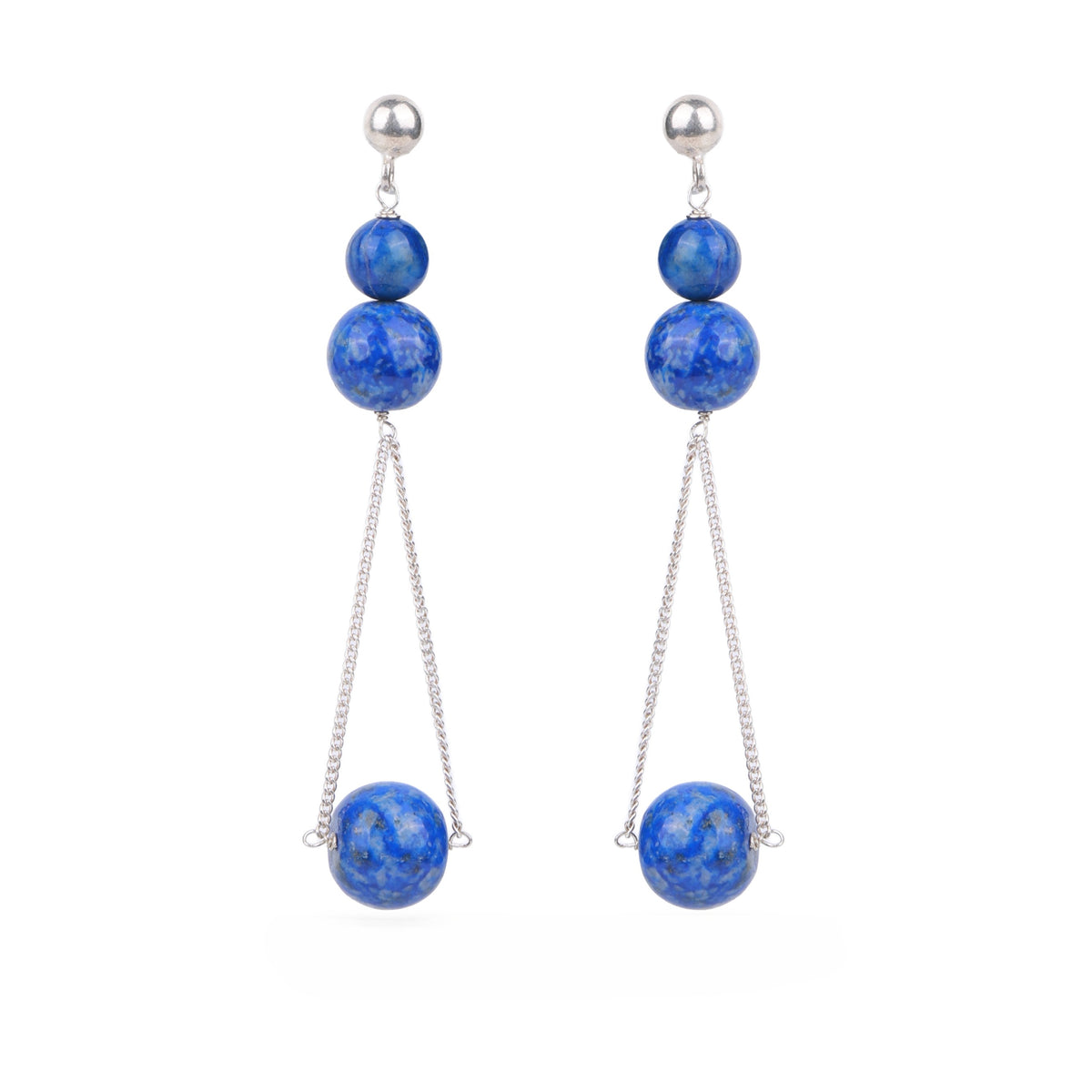 Lapis Lazuli Earrings (Project Handmade)