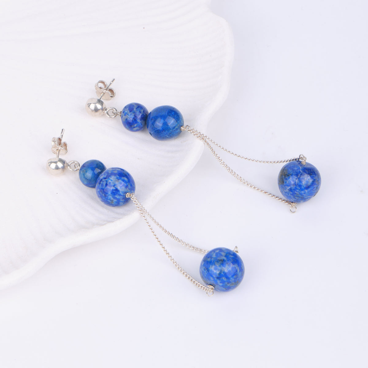 Lapis Lazuli Earrings (Project Handmade)