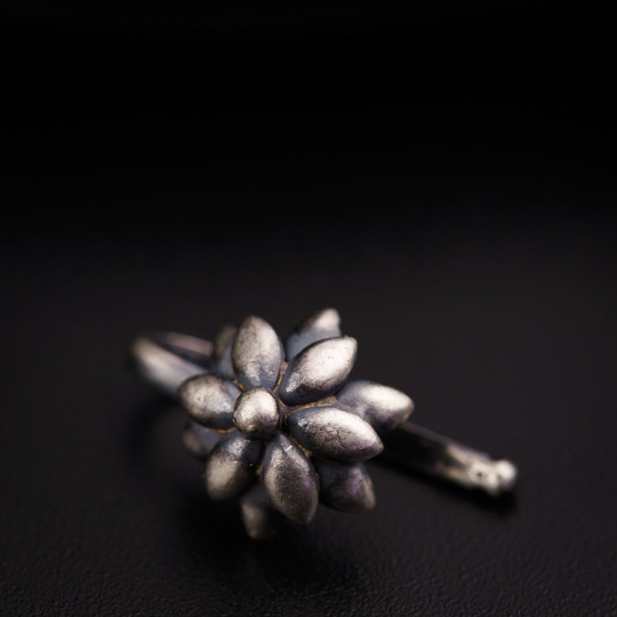 a close up of a metal object on a table