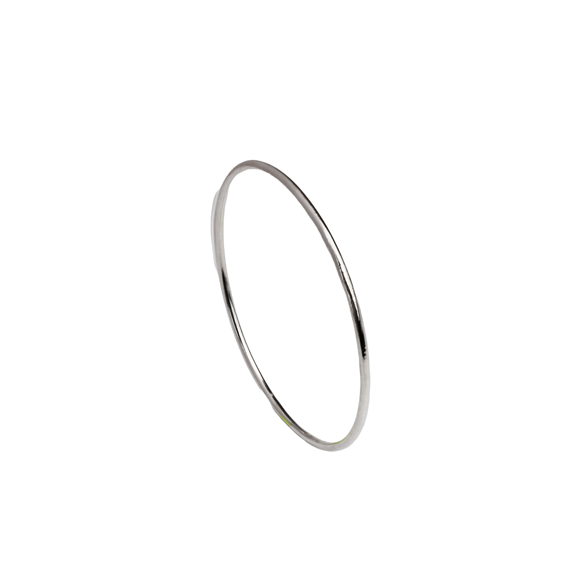 Plain Silver Bangle