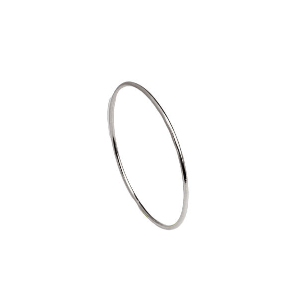 Plain Silver Bangle