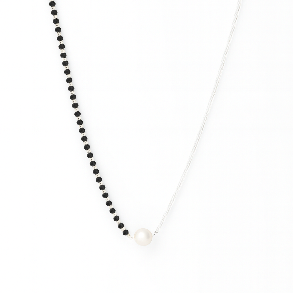 Half & Half: Pearl Mangalsutra
