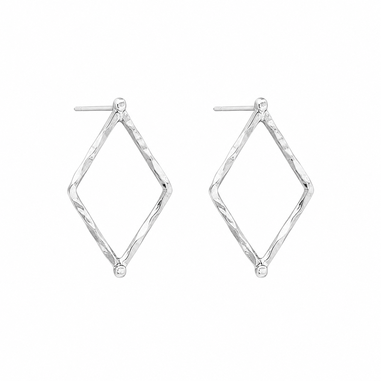 Handmade Kite Earring (Hammered)