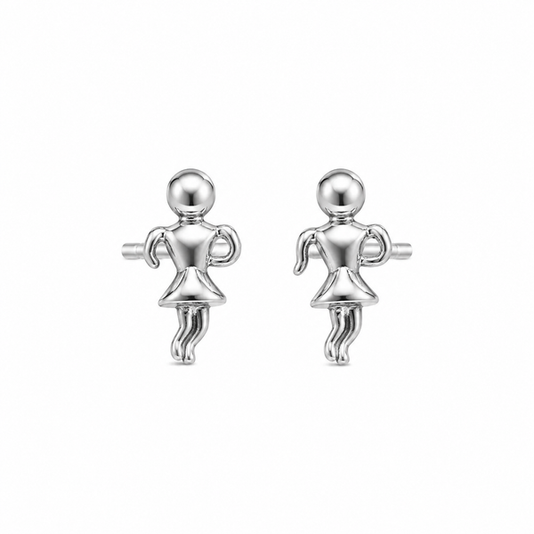 Silver Warli Art Studs | 92.5 Silver