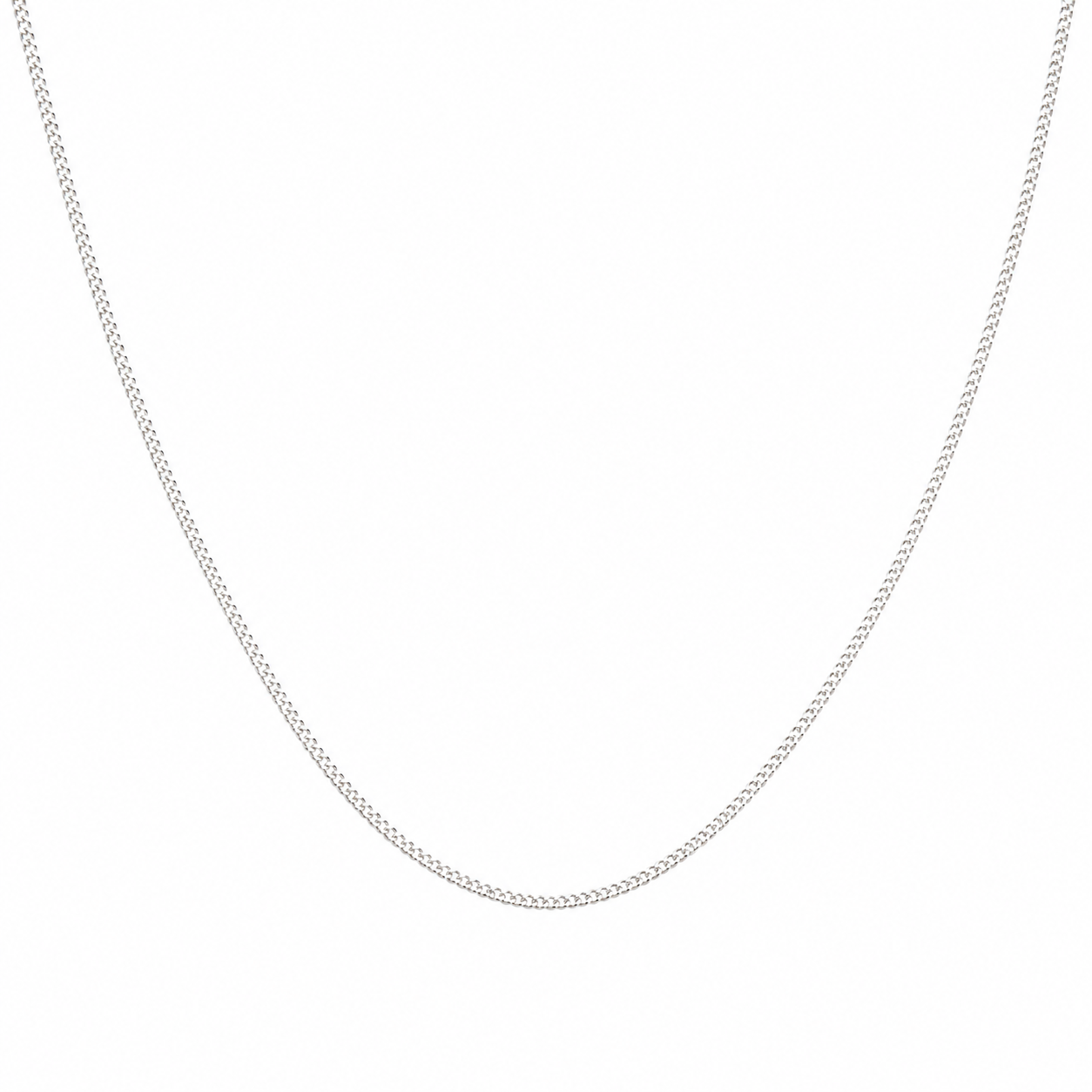 Unisex Thin Silver Chain – 24 Inches | 92.5 Sterling Silver
