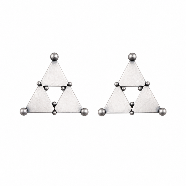 Straight and Slant - Earrings