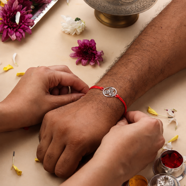 Triskel Silver Rakhi