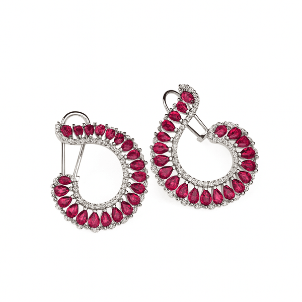 Fashion Earring front view featuring a stylish design and elegant jewellery finish