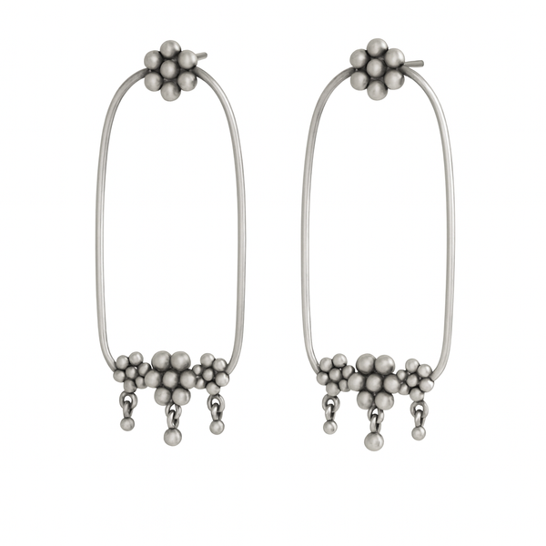 Kudi Chandbali | 925 silver earring | size : large