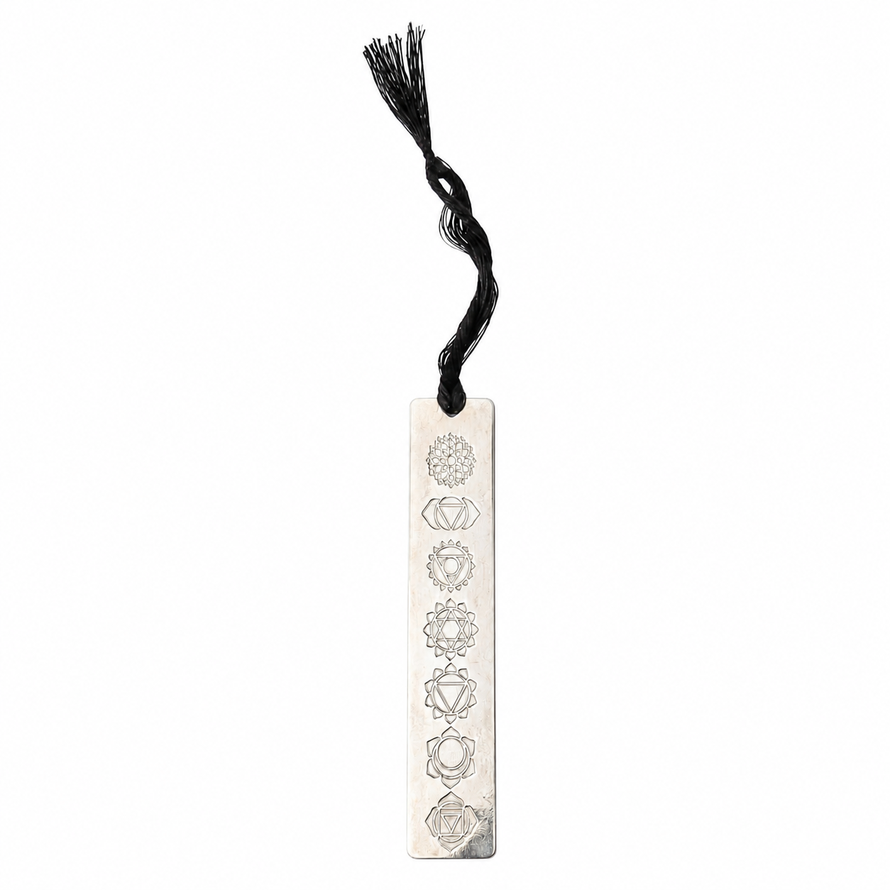 7 Chakras Silver Bookmark