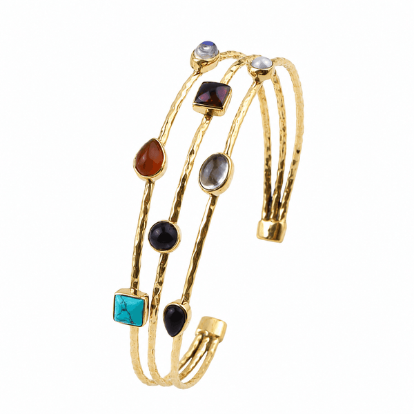 Brass Fashion Bracelet front view featuring a stylish design and premium brass finish