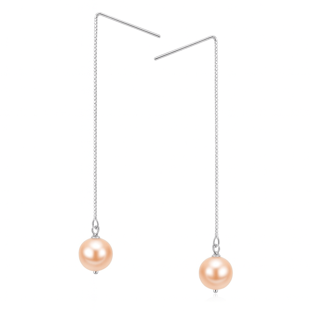 Sui dhaaga pearl drop earrings in 92.5 sterling silver