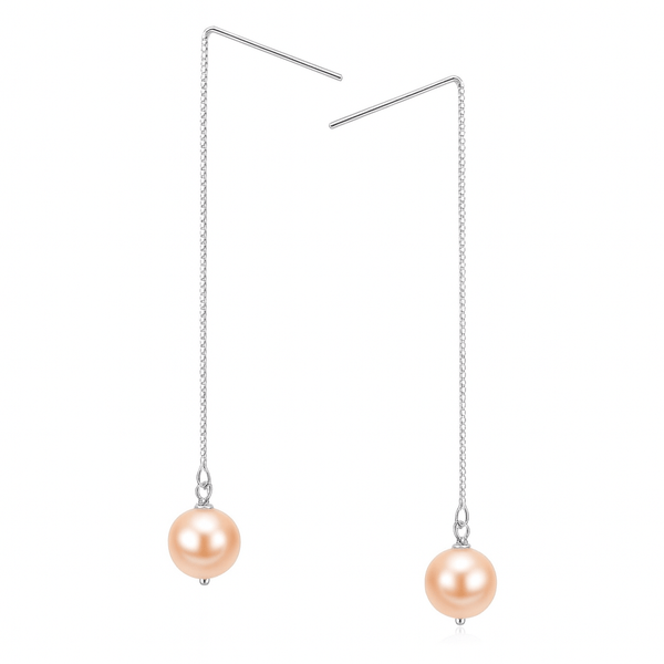 Sui dhaaga pearl drop earrings in 92.5 sterling silver