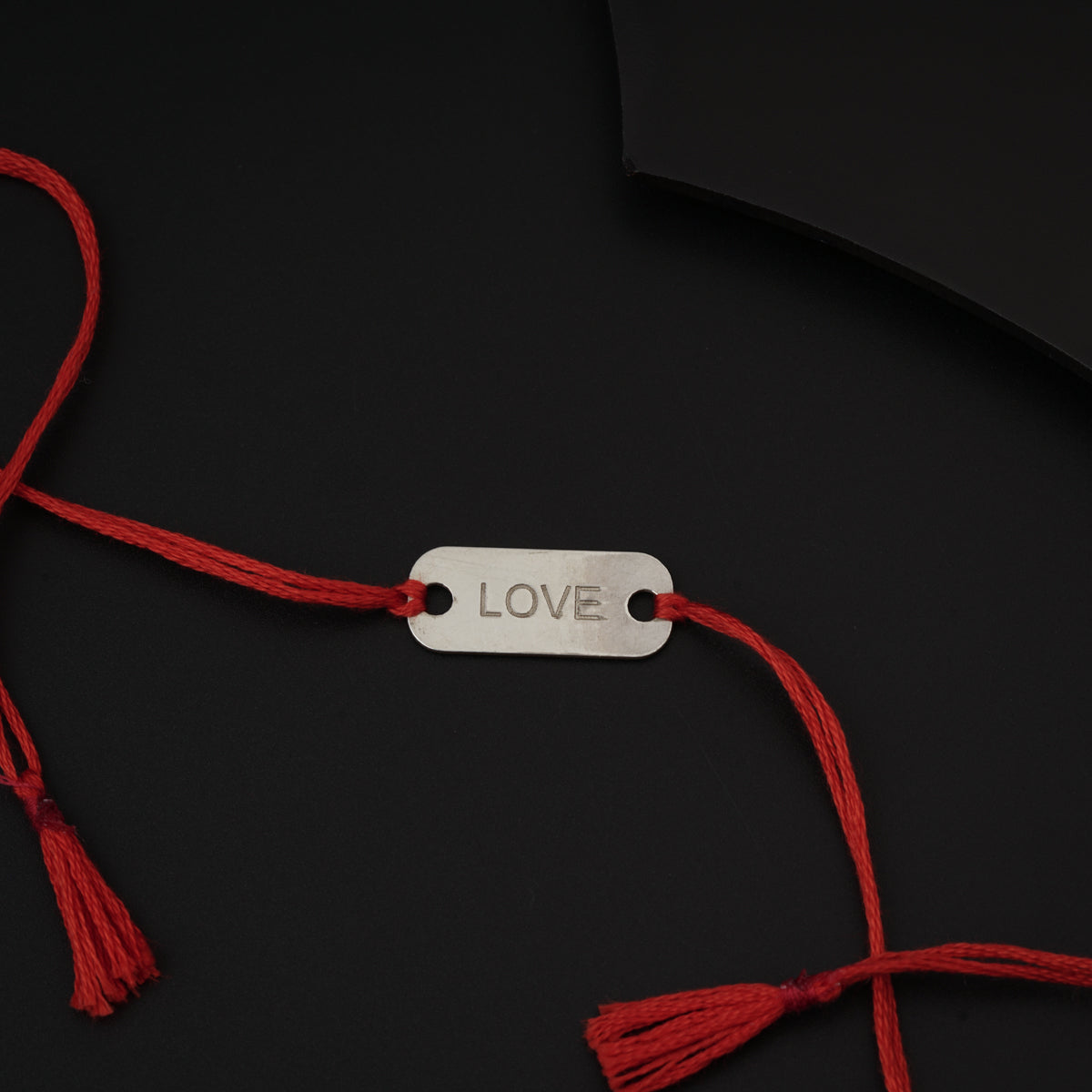 Silver LOVE Rakhi
