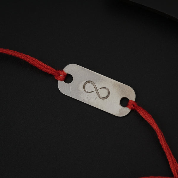 Silver Infinity Rakhi