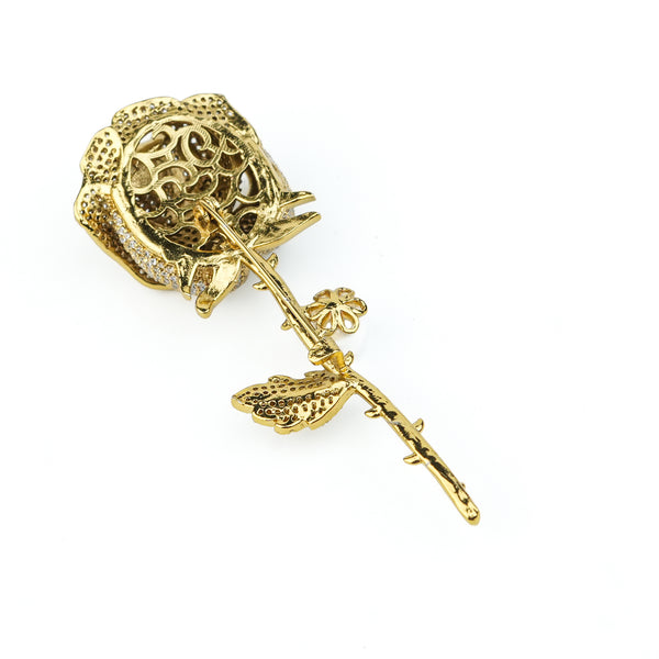 22K Gold Plated Fashion Unisex Brooch