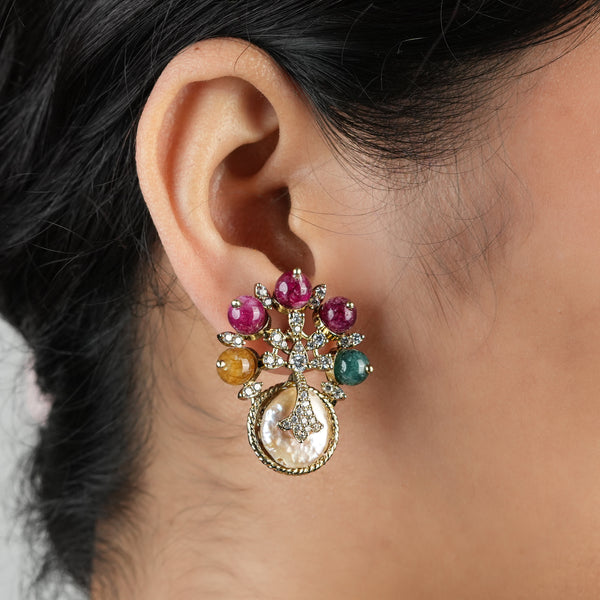 Brass Fashion Earrings