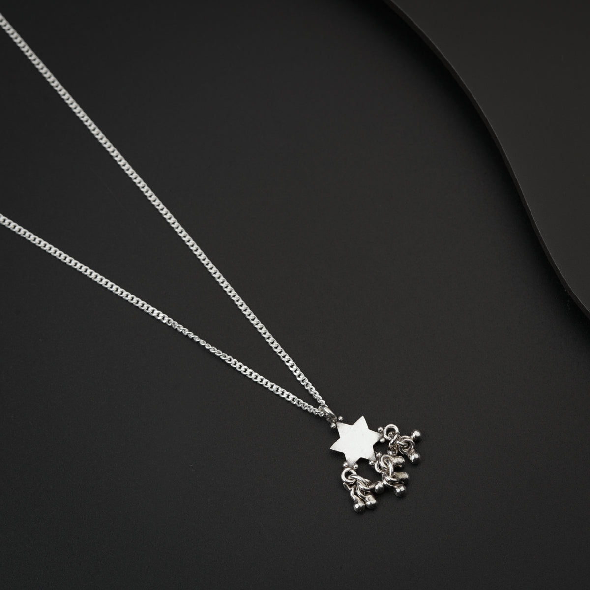 Silver Star Ghungroo Necklace