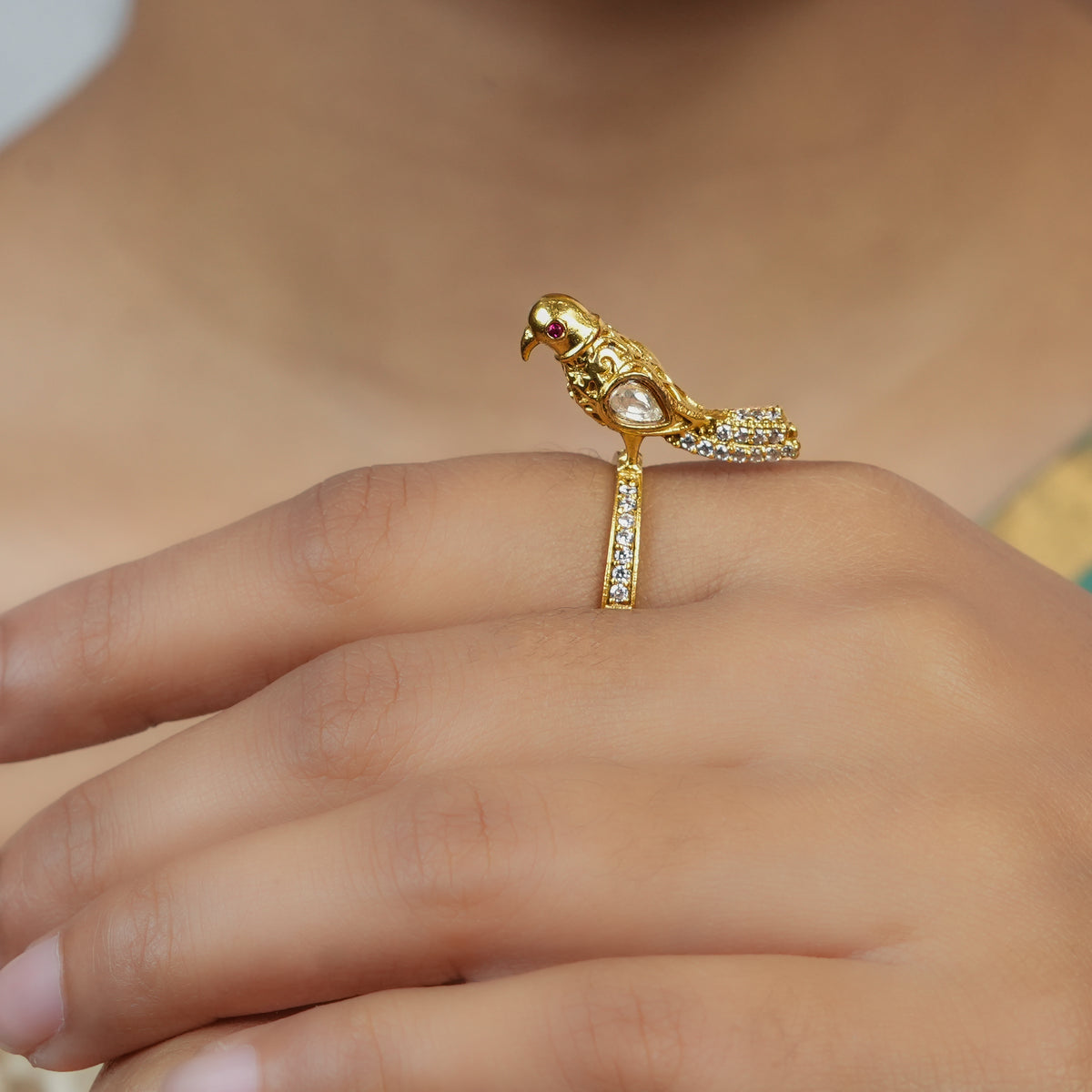 22K Gold Plated Fashion Ring
