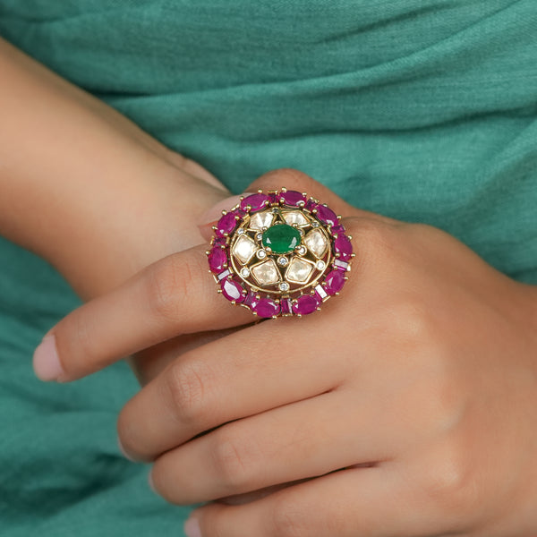 22K Gold Plated Fashion Ring