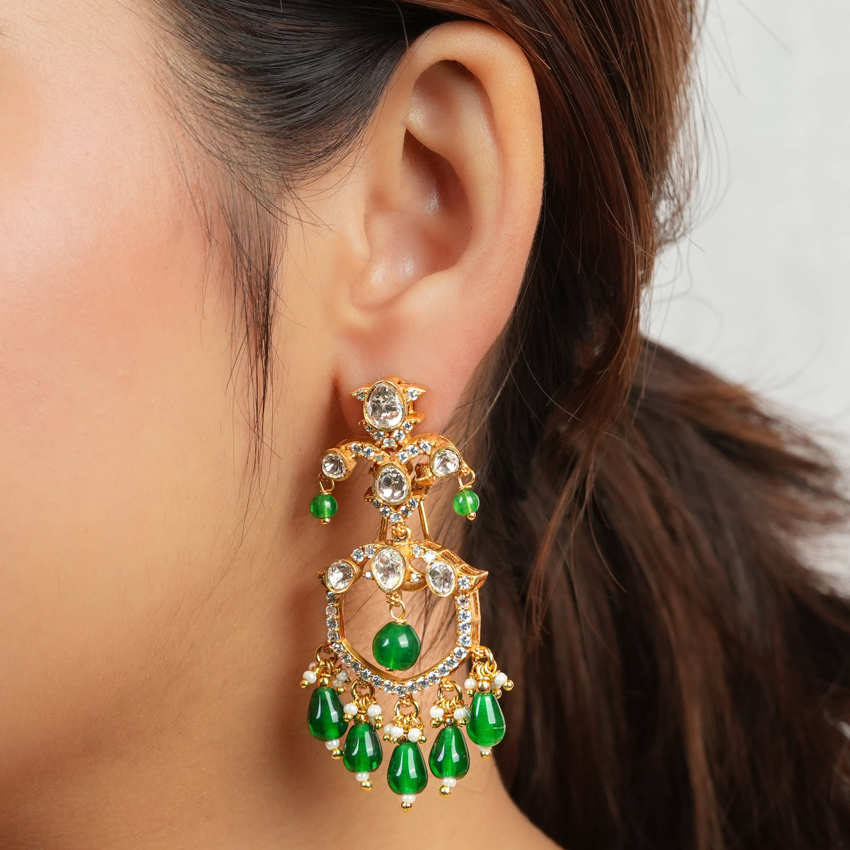 Brass Fashion Earrings