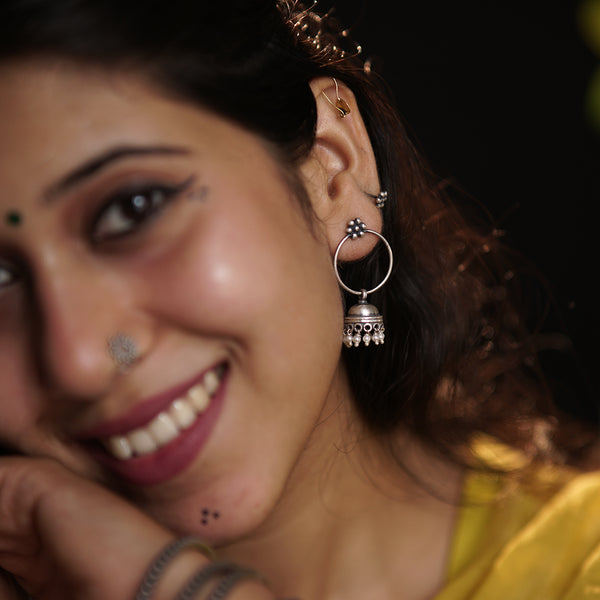 Kudi Hoop Jhumki - Small Sized