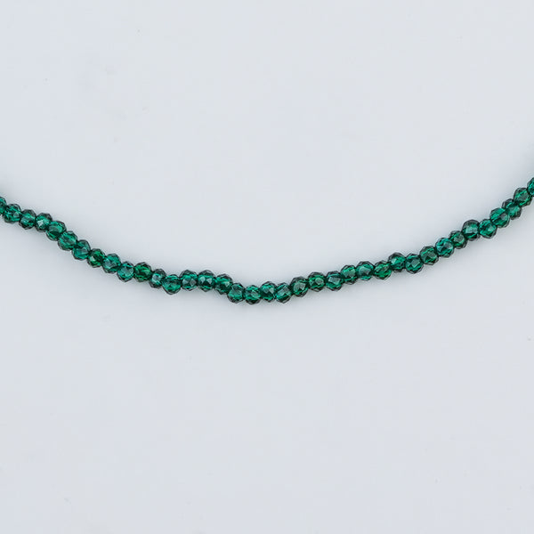 Green Onyx Silver Anklet (Project Handmade)