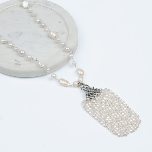 Luxe Necklace - Freshwater Pearls