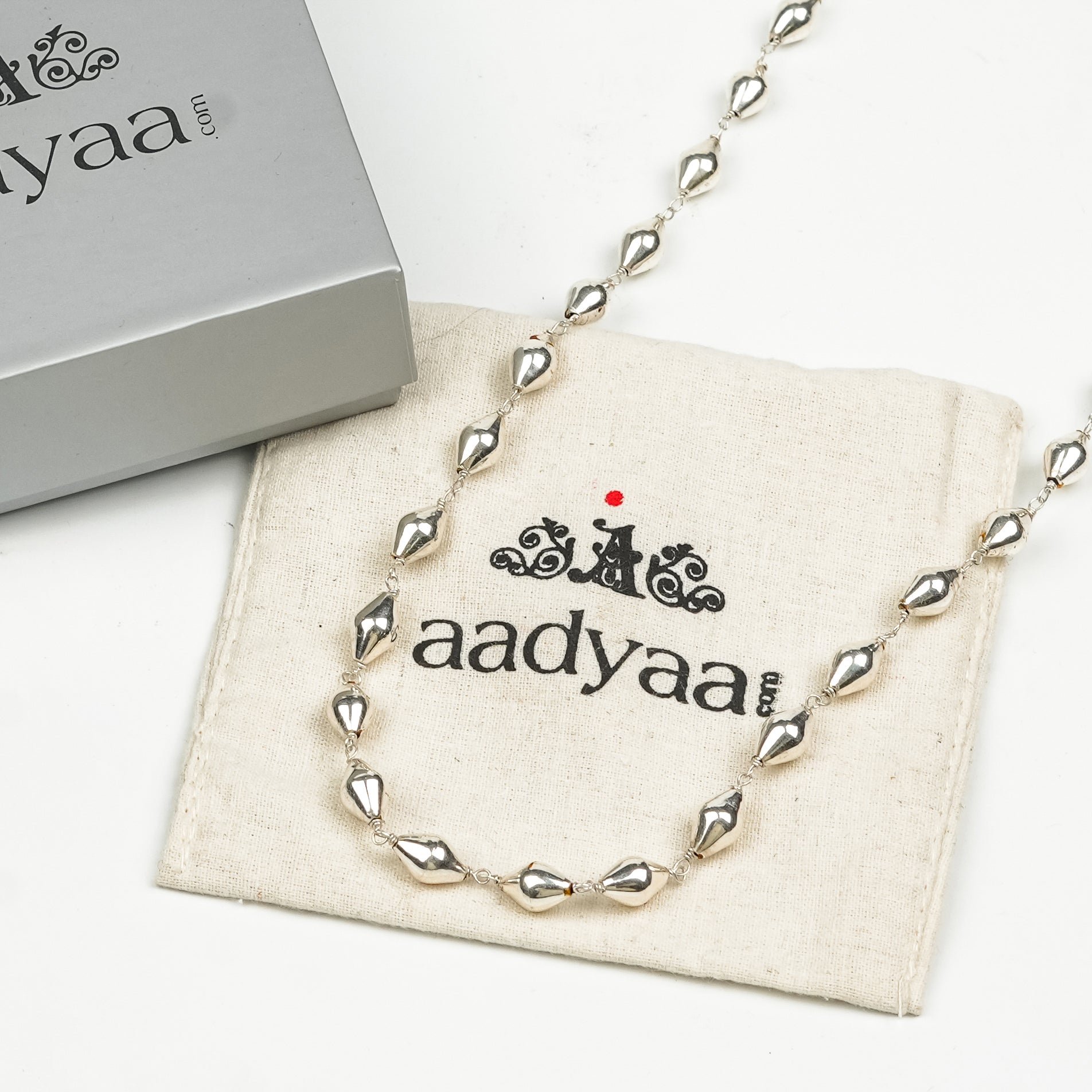 Dholki Bead Ganthan Necklace - Short