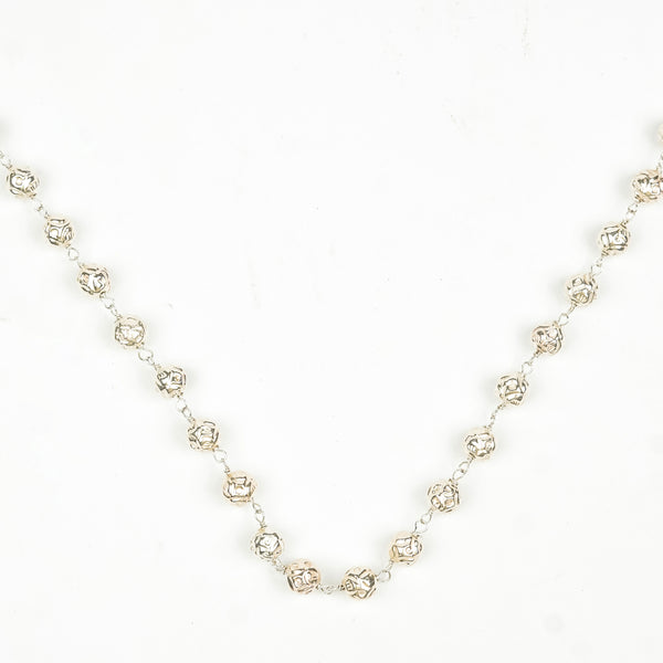 Silver Mohanmaal Ganthan Necklace