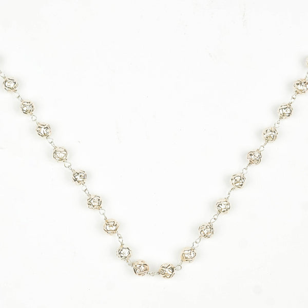 Silver Mohanmaal Ganthan Necklace