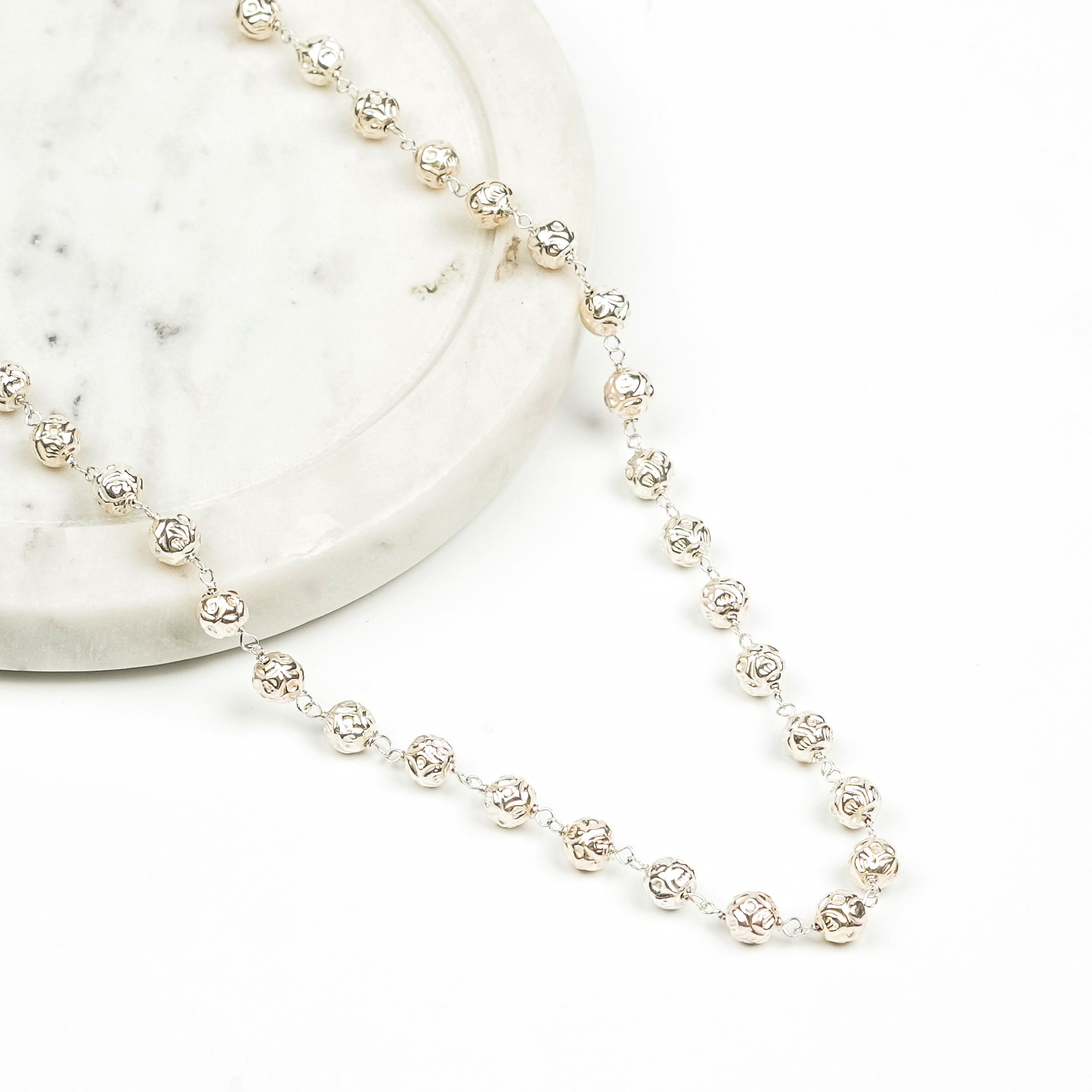 Silver Mohanmaal Ganthan Necklace