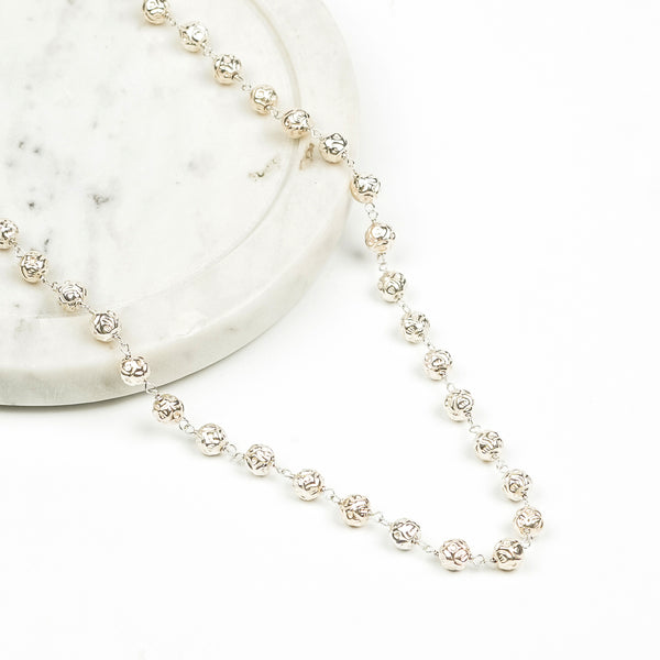 Silver Mohanmaal Ganthan Necklace
