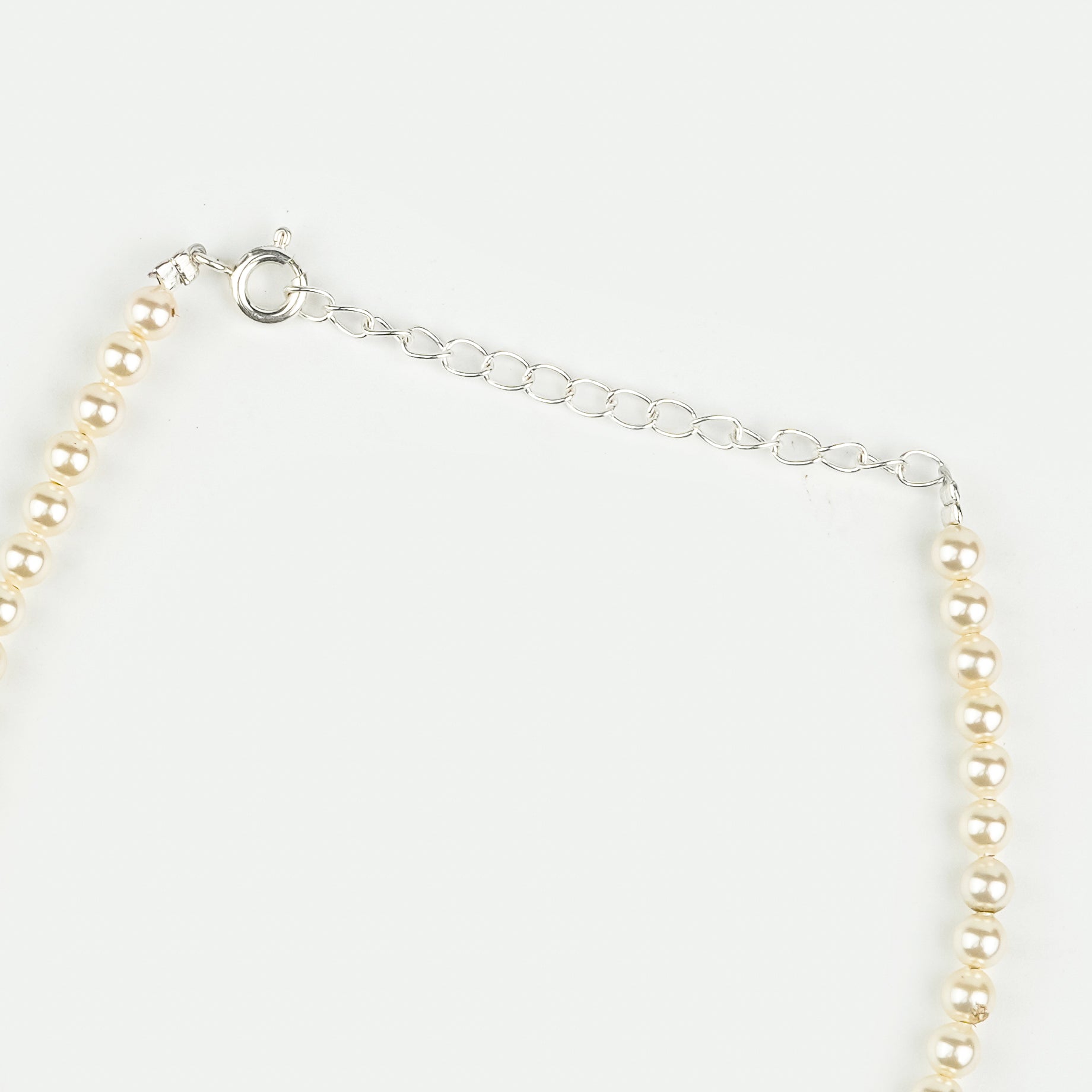 4mm Cream Pearl Anklet (Project Handmade)