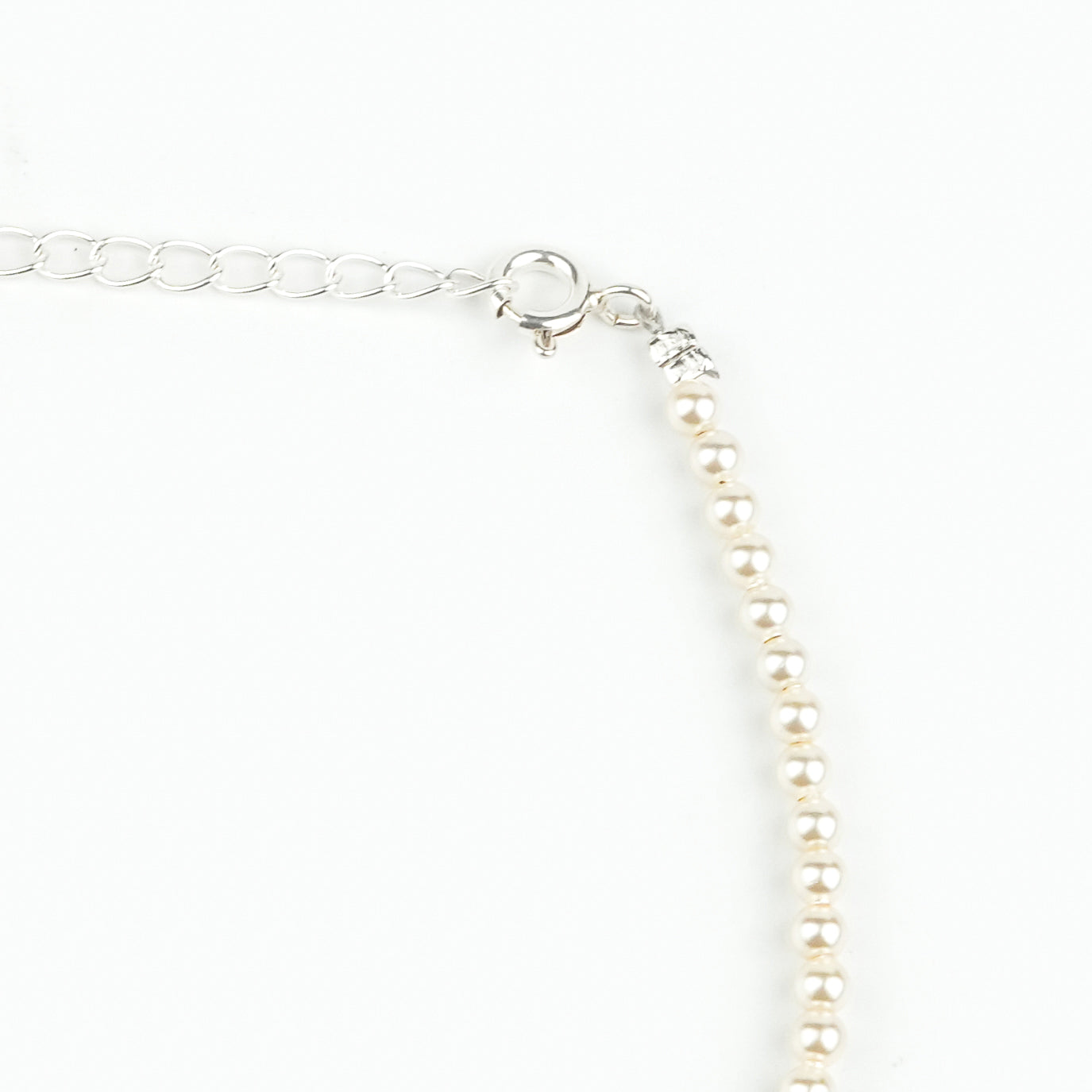3mm Cream Pearl Anklet (Project Handmade)
