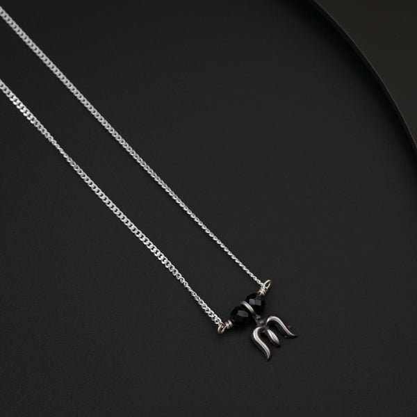 Daily Wear Silver Trishul Mangalsutra