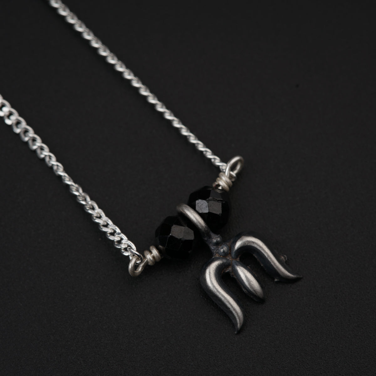 Daily Wear Silver Trishul Mangalsutra
