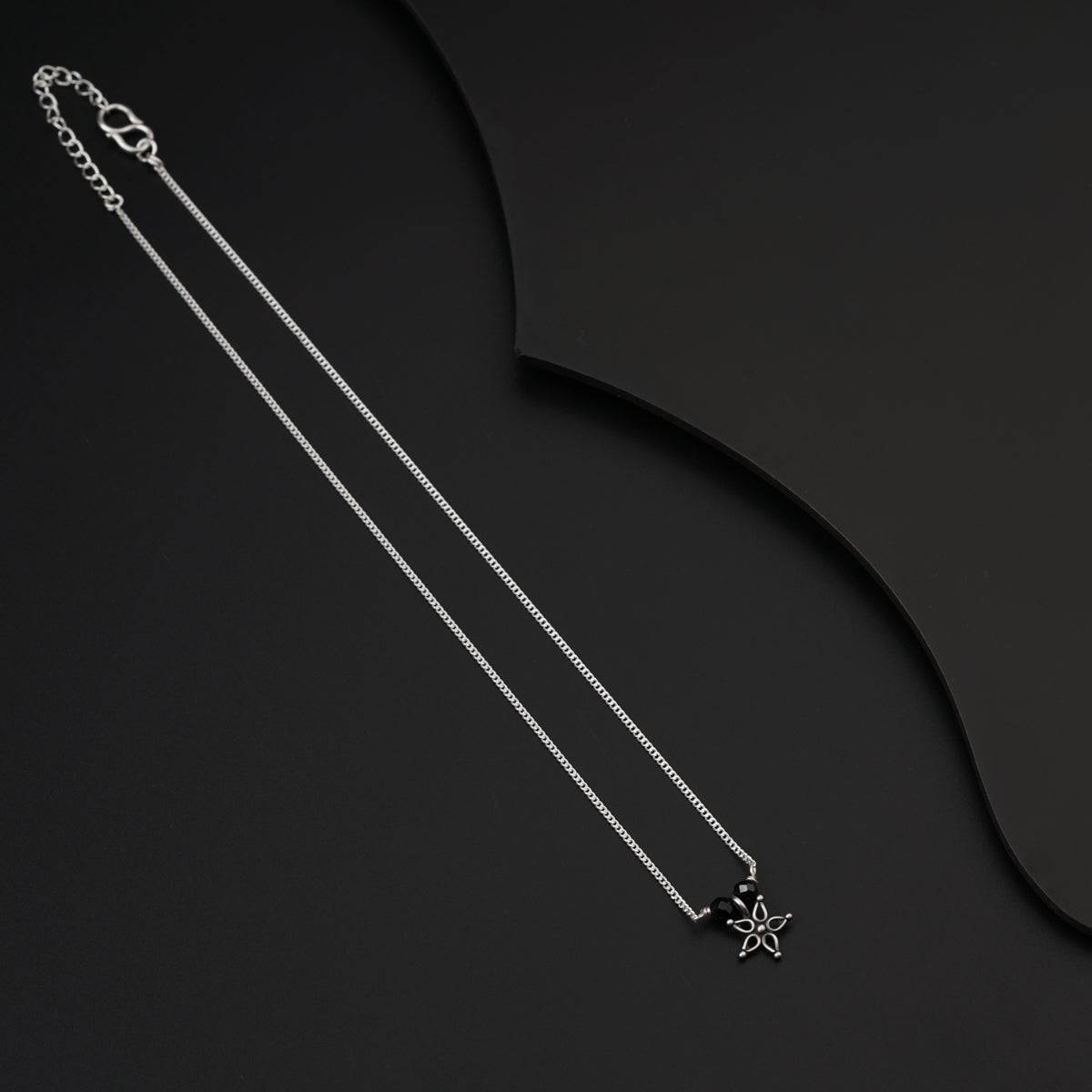 Daily Wear Silver Sadafulee Mangalsutra