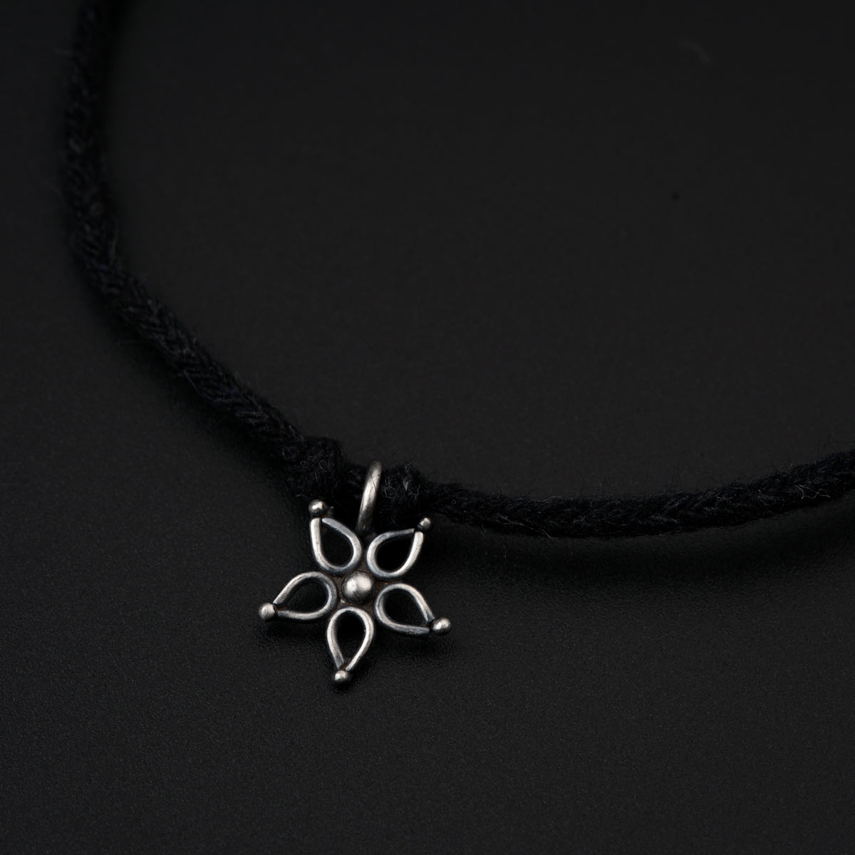 Silver Sadafulee Anklet
