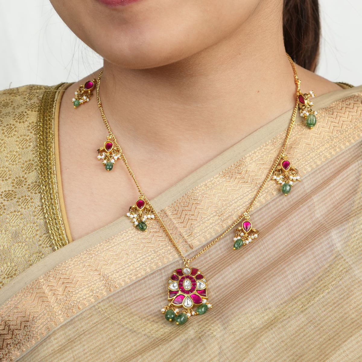 22K Gold Plated Fashion Necklace