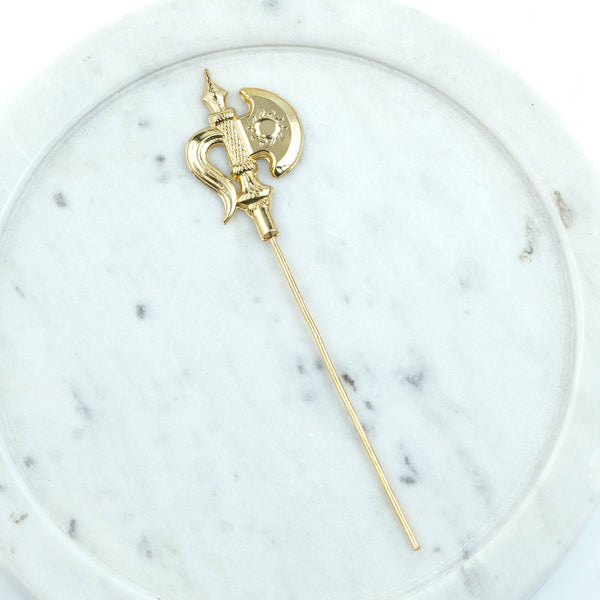 Detailed view of Parshu highlighting intricate traditional motifs, fine textures, and refined 22K Gold-Plated detailing