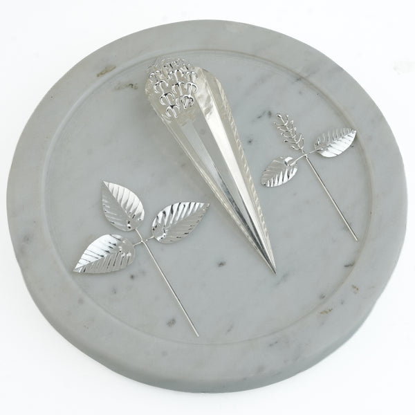 Set of 3 Leaves – Kevda Leaf, Tulas Manjari & Bel Leaf