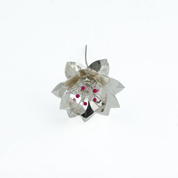Silver Kamal (Lotus) Flower – Medium