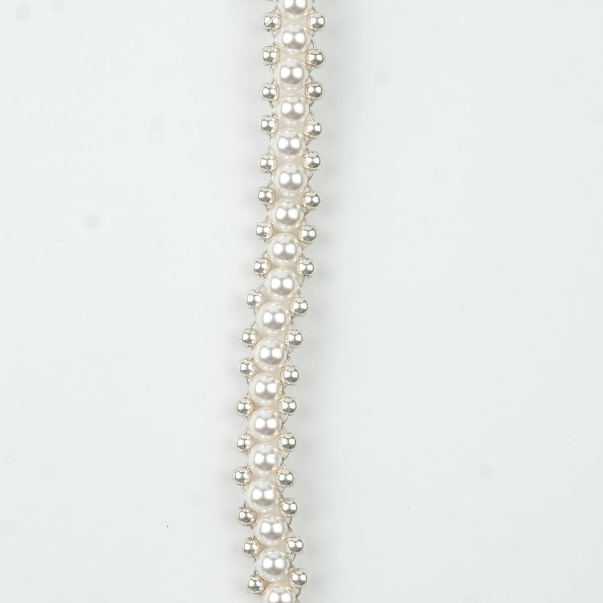 Pearl and Silver Bead Wrapped Bracelet (Project Handmade)