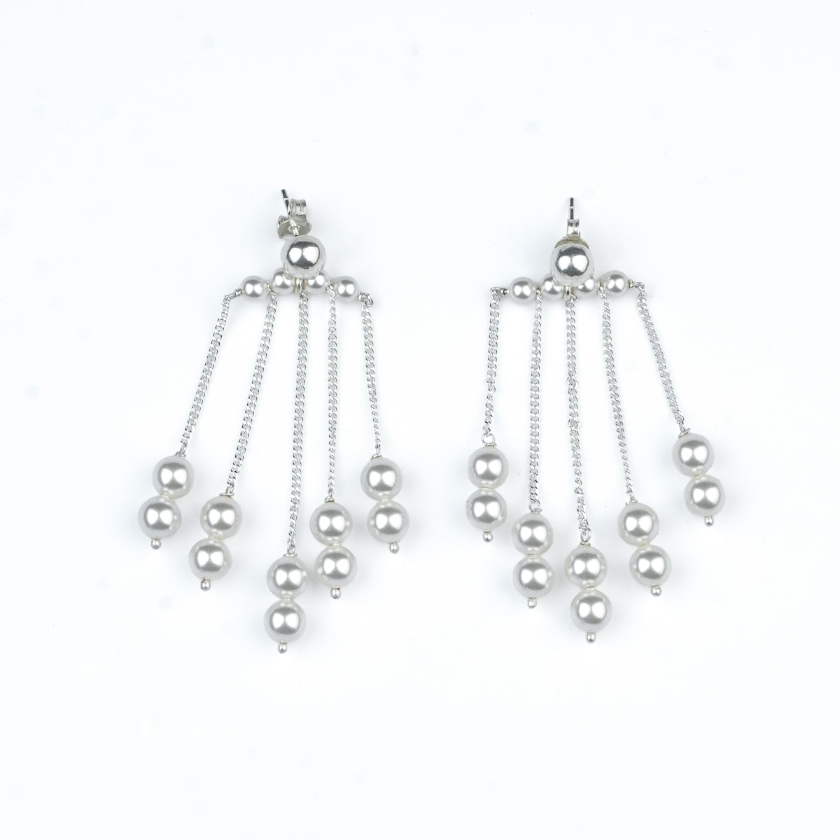 Pearl Long Earring (Project Handmade)