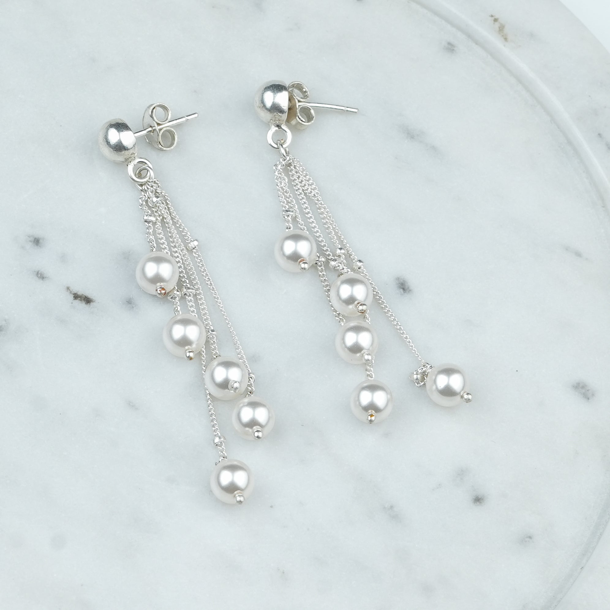 Pearl Layered Earring (Project Handmade)